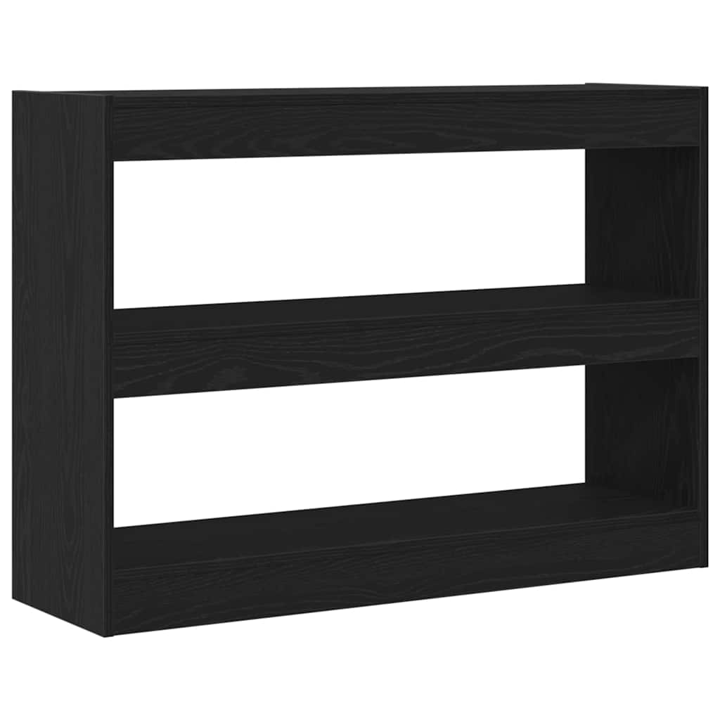 Bokhylla Svart Ek 100 x 30 x 72 cm Konstruerat trä