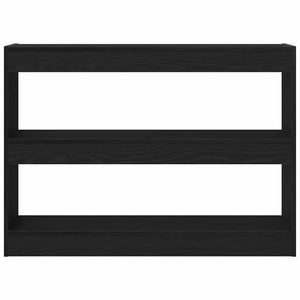 Bokhylla Svart Ek 100 x 30 x 72 cm Konstruerat trä