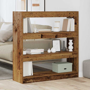 Bokskåp Gammalt trä 100 x 30 x 103 cm Konstruerat trä