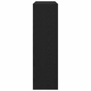 Bokskåp Svart Ek 100 x 30 x 103 cm Konstruerat trä