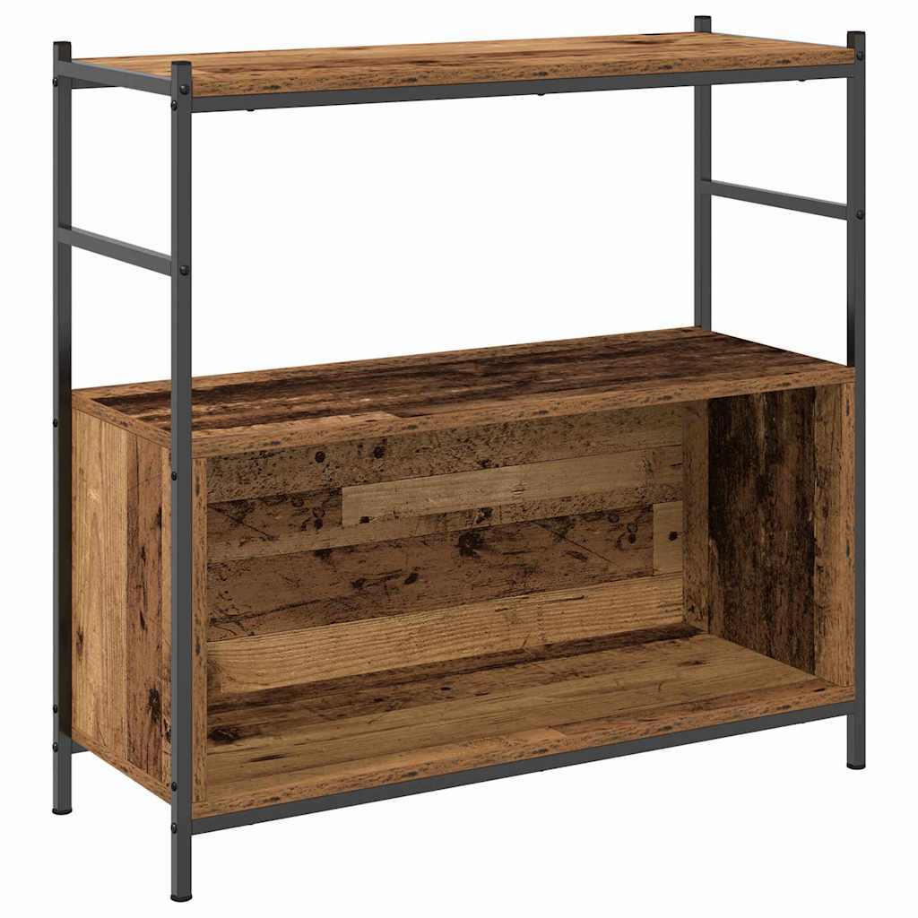 Hyllsystem 80 x 30 x 78,5 cm Konstruerat trä Rökt ek