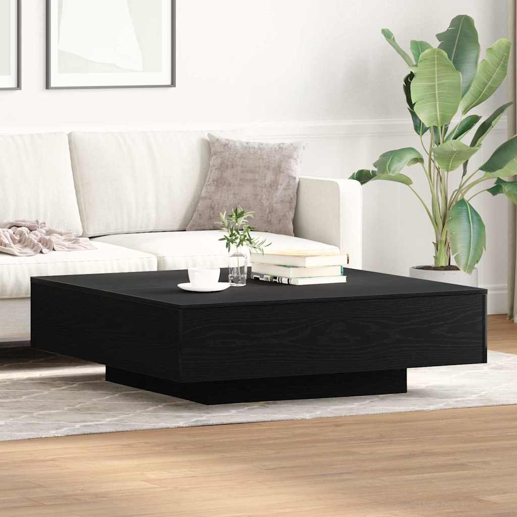 Kaffeebord Svart Ek 100 x 100 x 31 cm