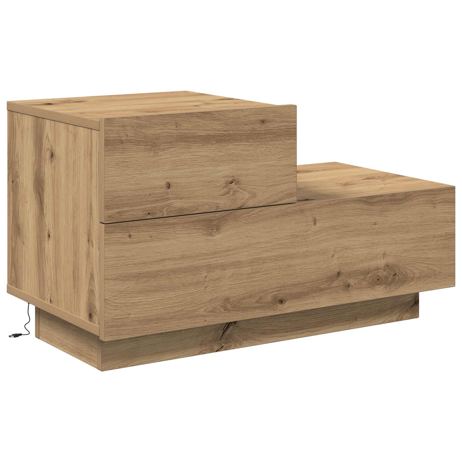 Nattduksbord Artisan Ek 70 x 36 x 40,5 cm Konstruerat trä