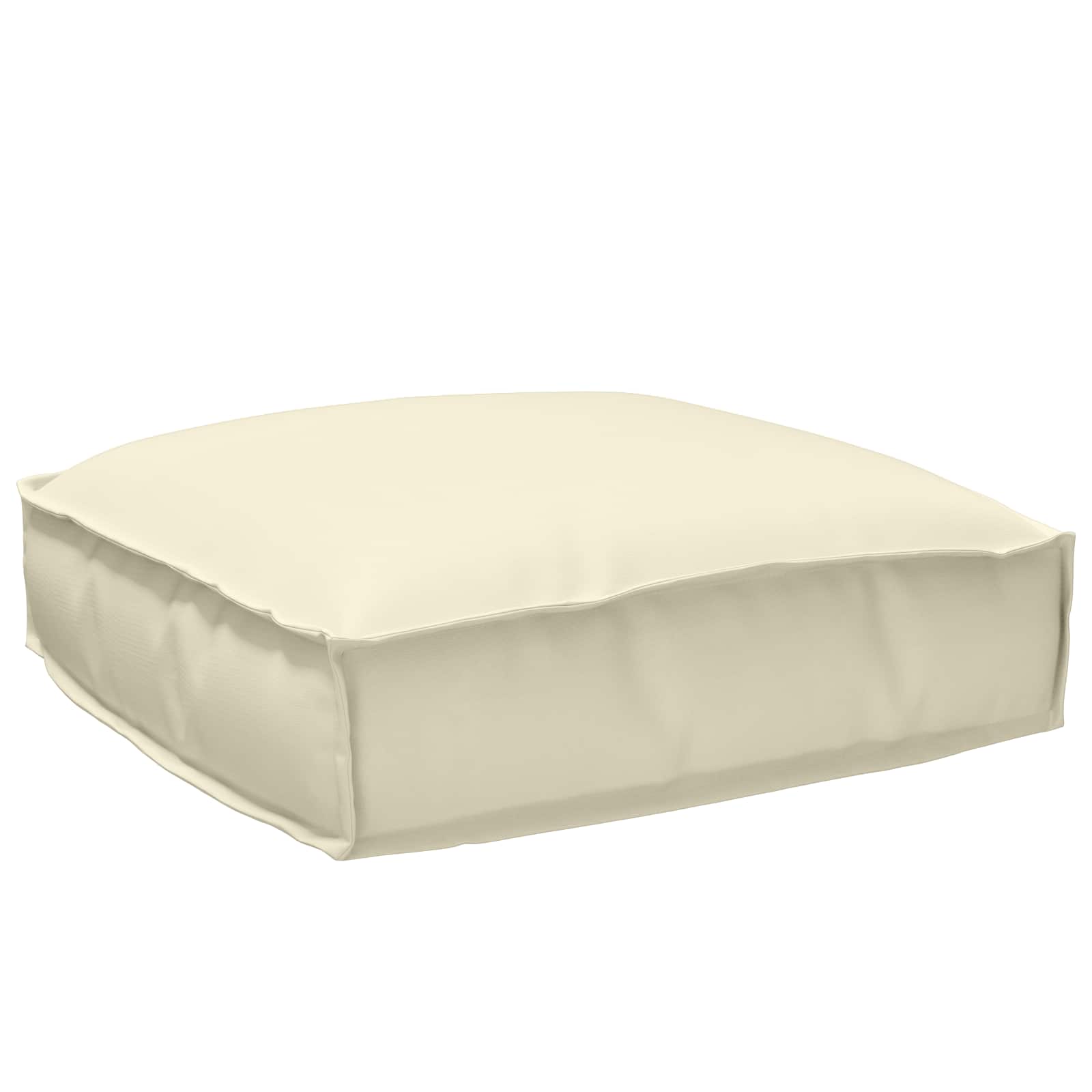 Kudde Oxford Tyg Gräddvit 50 x 50 x 12 cm
