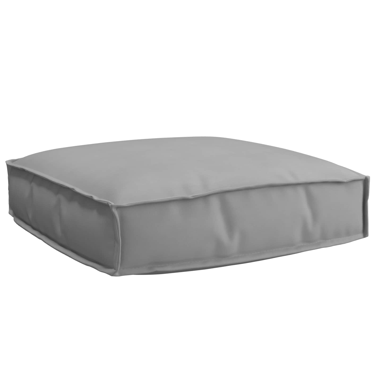 Kudde Oxford Tyg Grå 60 x 60 x 12 cm