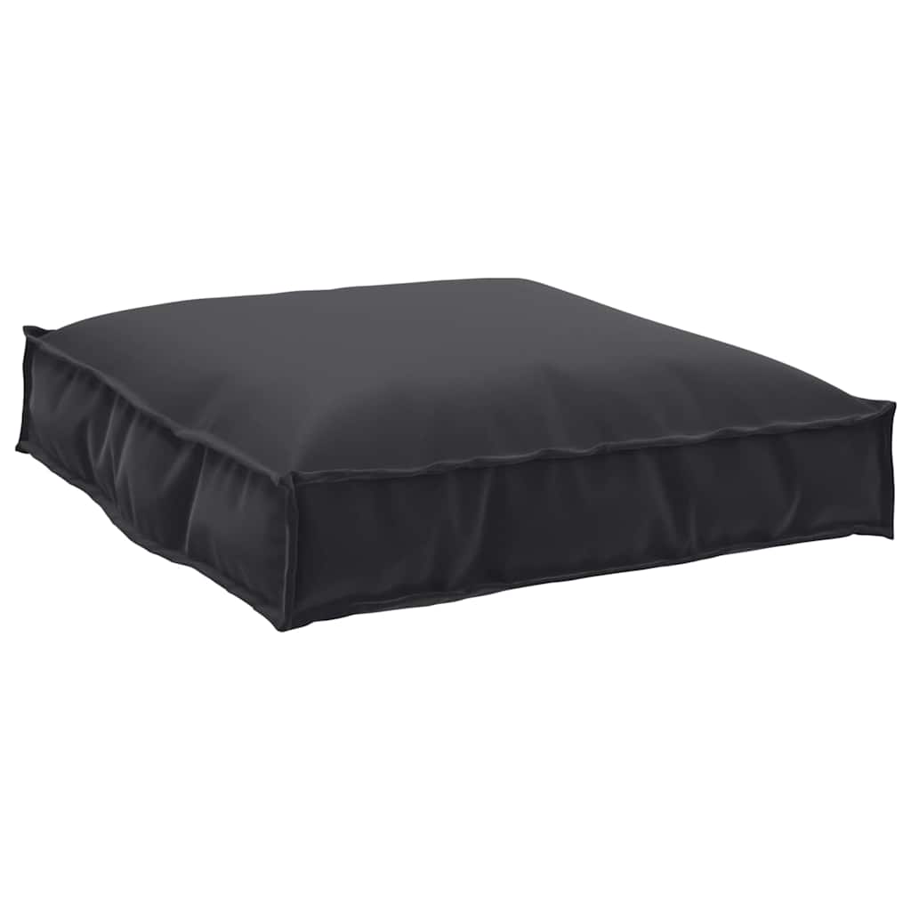Kudde Oxford Tyg Svart 70 x 70 x 12 cm