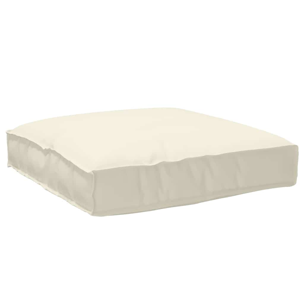 Kudde Oxford Tyg Kräm 80 x 80 x 12 cm