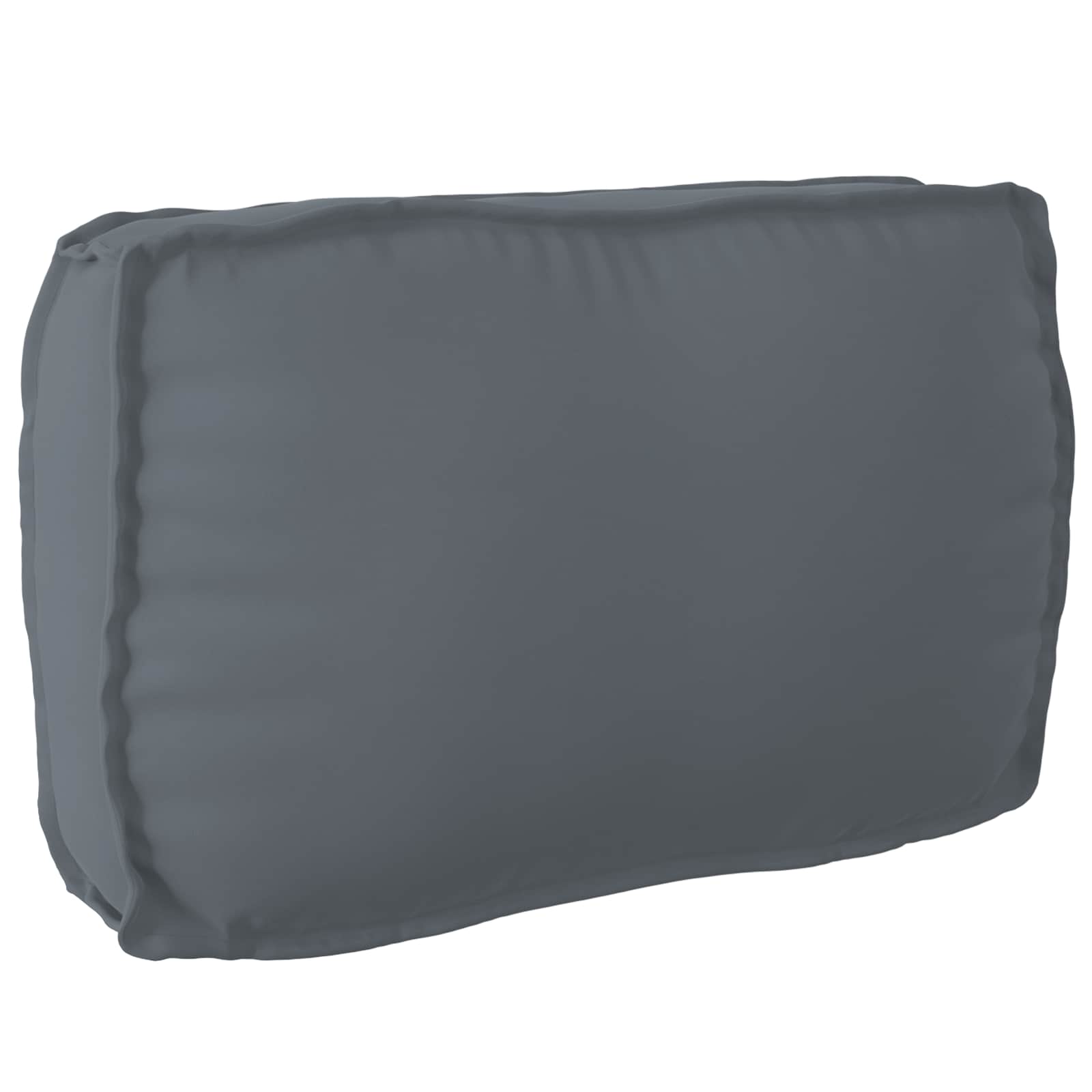 Kudde Oxford Tyg Antracit 70 x 40 x 12 cm