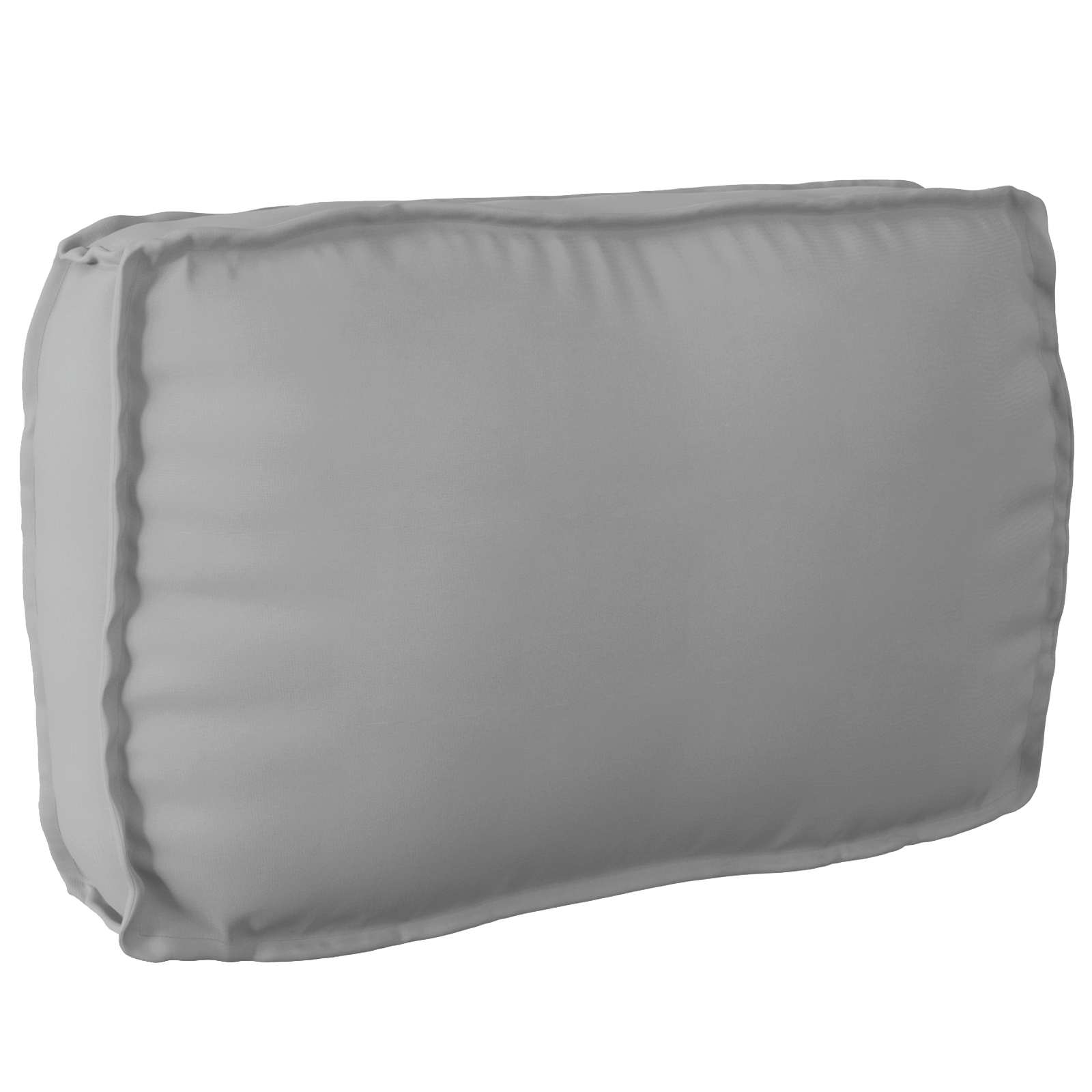Kudde Oxford Tyg Grå 70 x 40 x 12 cm