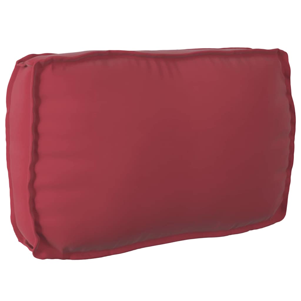Kudde Oxford Tyg Vinröd 70 x 40 x 12 cm