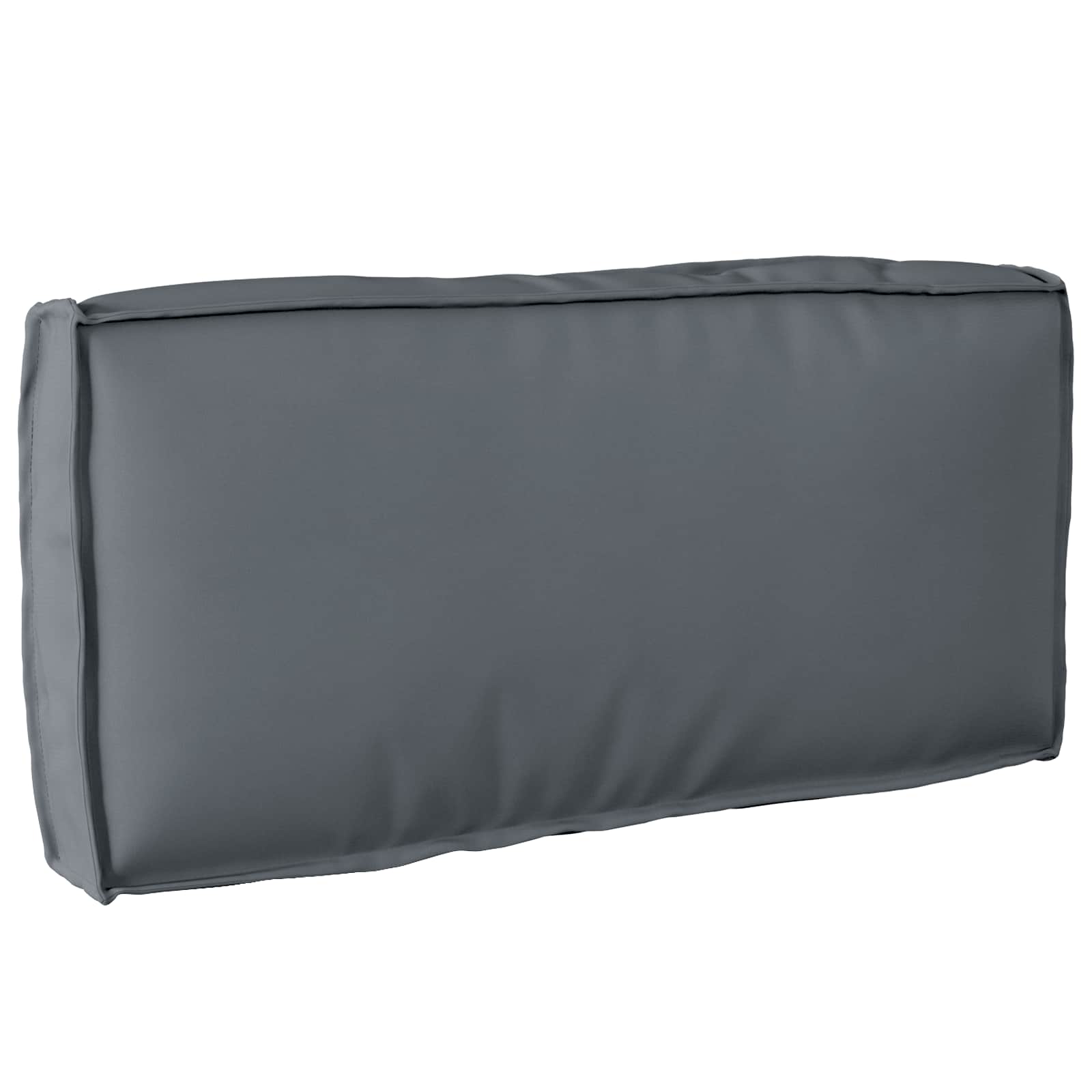 Kudde Oxford Tyg Antracit 80 x 40 x 12 cm