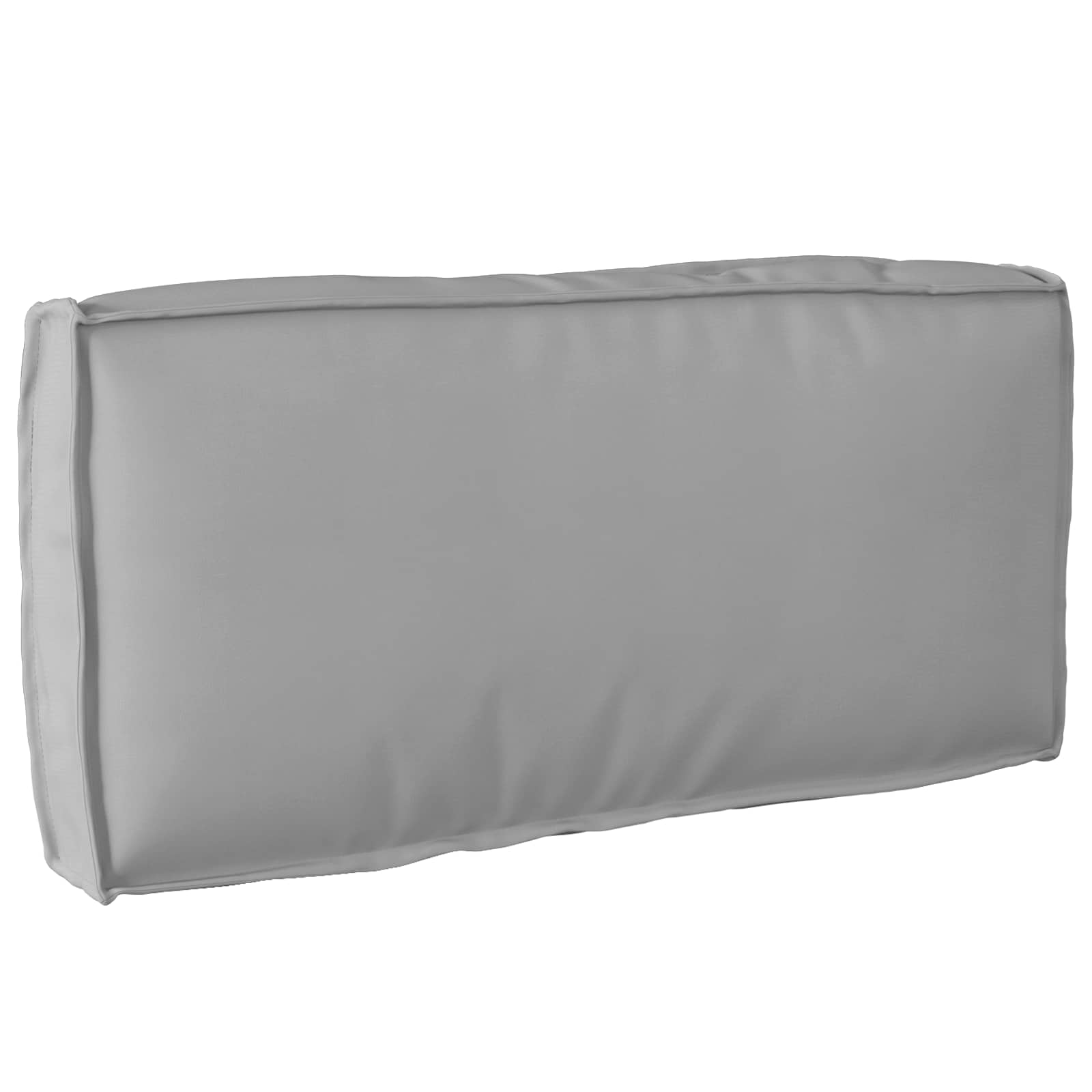 Kudde Oxford Tyg Grå 80 x 40 x 12 cm
