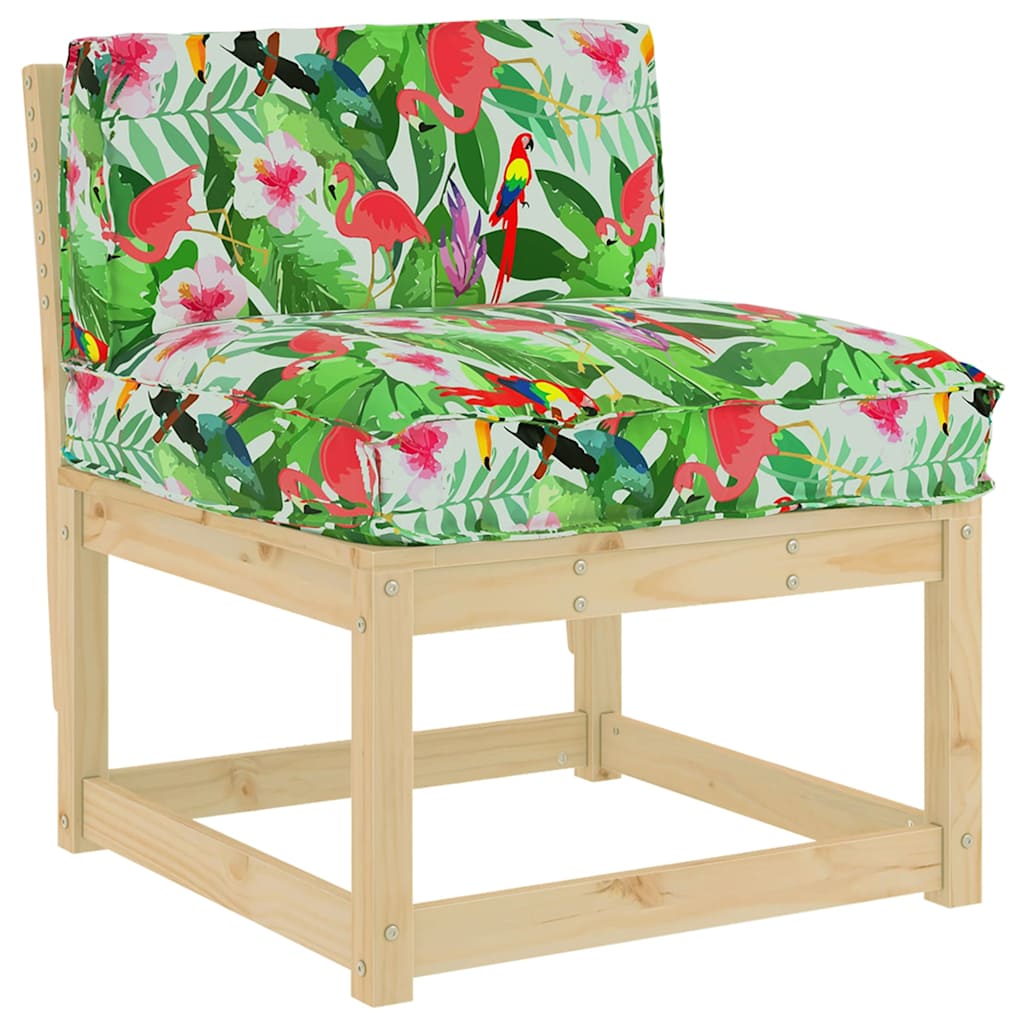 Kudde Oxford Tyg Flerfärgsdesign 80 x 40 x 12 cm