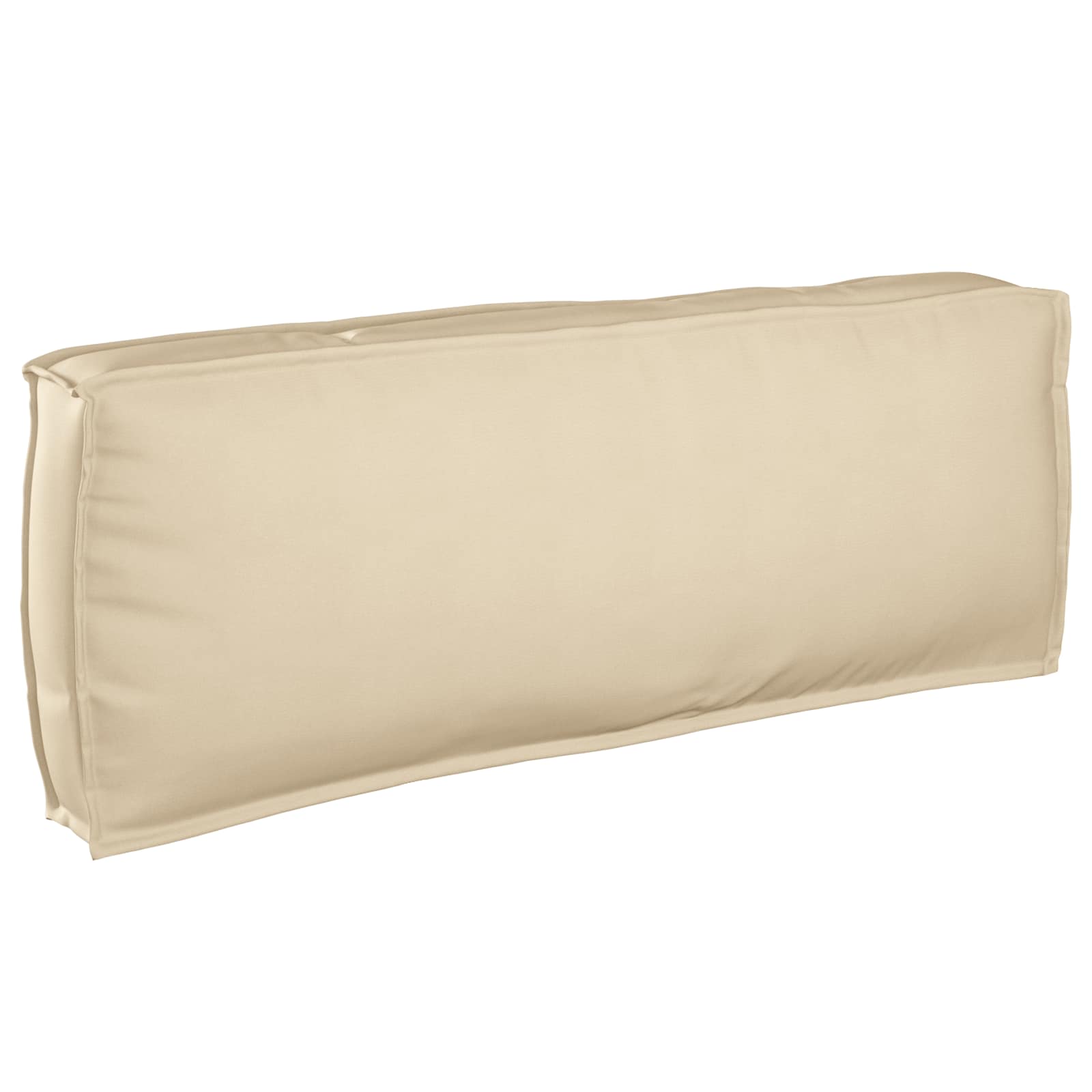 Kudde Oxford Tyg Beige 120 x 40 x 12 cm