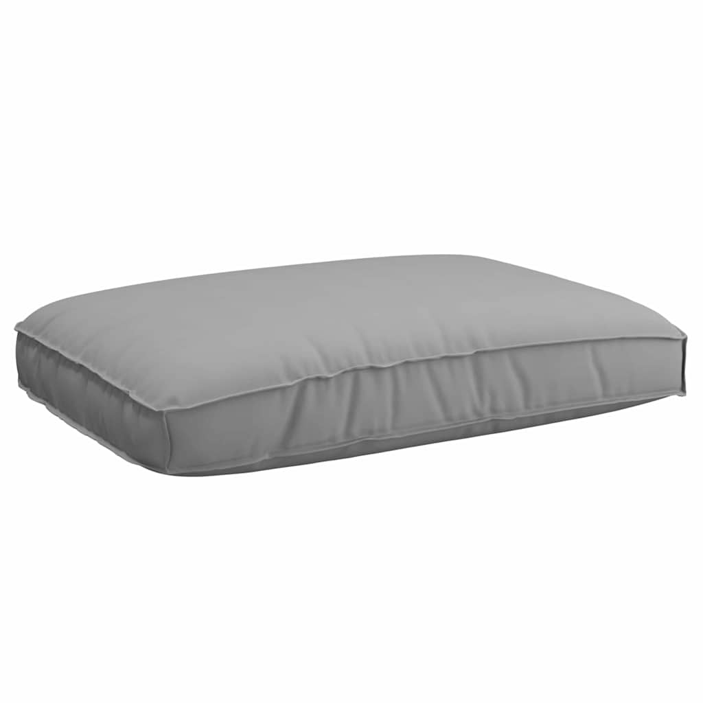 Kudde Oxford Tyg Grå 120 x 80 x 12 cm