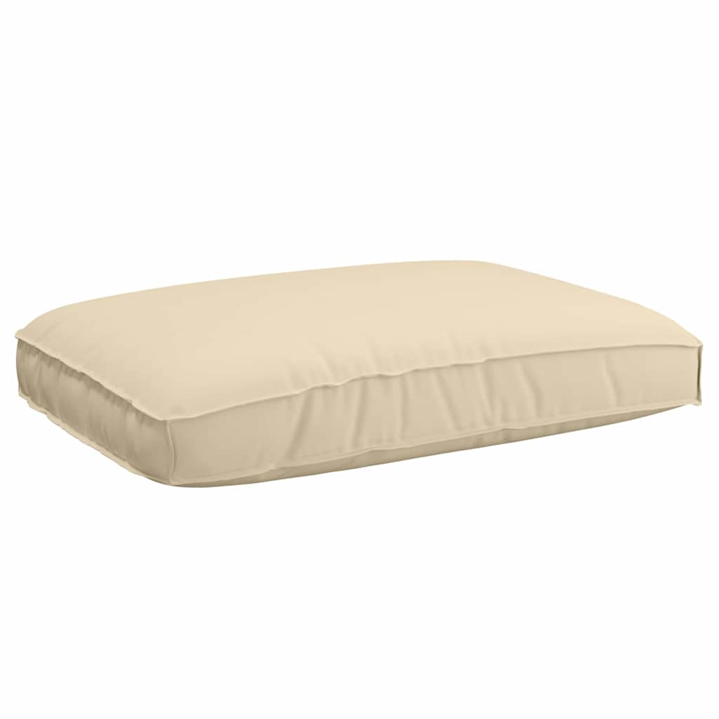 Kudde Oxford Tyg Beige 120 x 80 x 12 cm