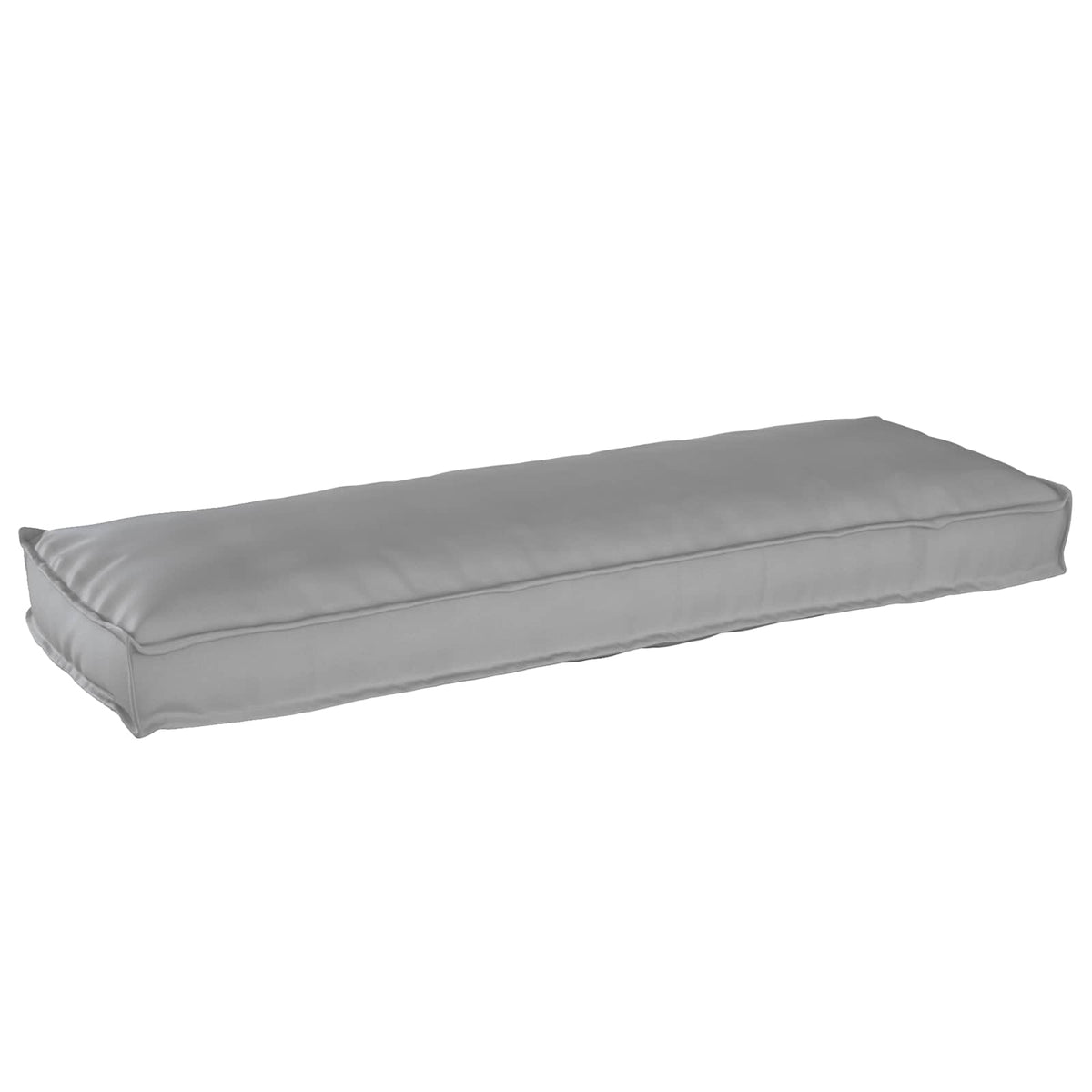 Kudde Oxford Tyg Grå 120 x 40 x 8 cm