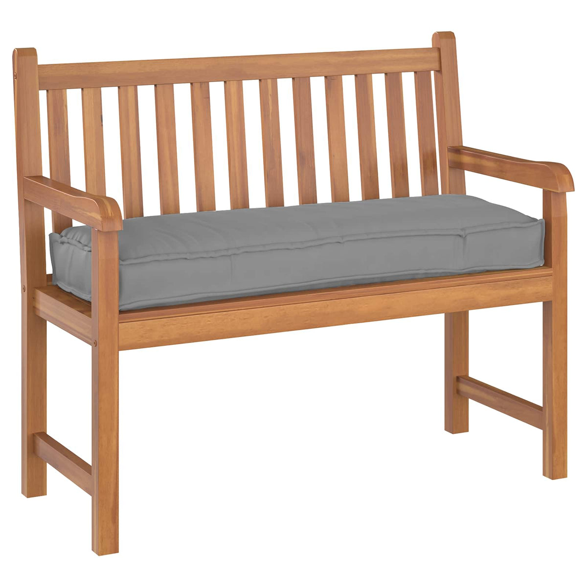 Kudde Oxford Tyg Grå 120 x 40 x 8 cm