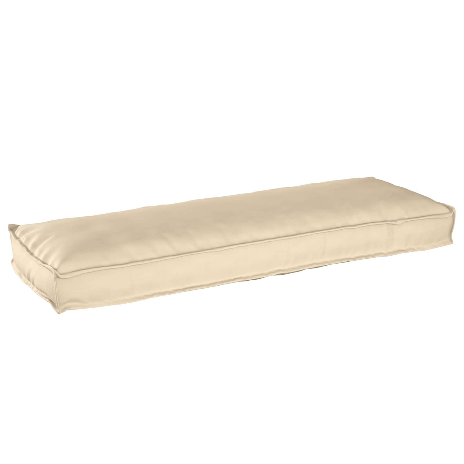 Kudde Beige 120 x 40 x 8 cm Oxford Tyg