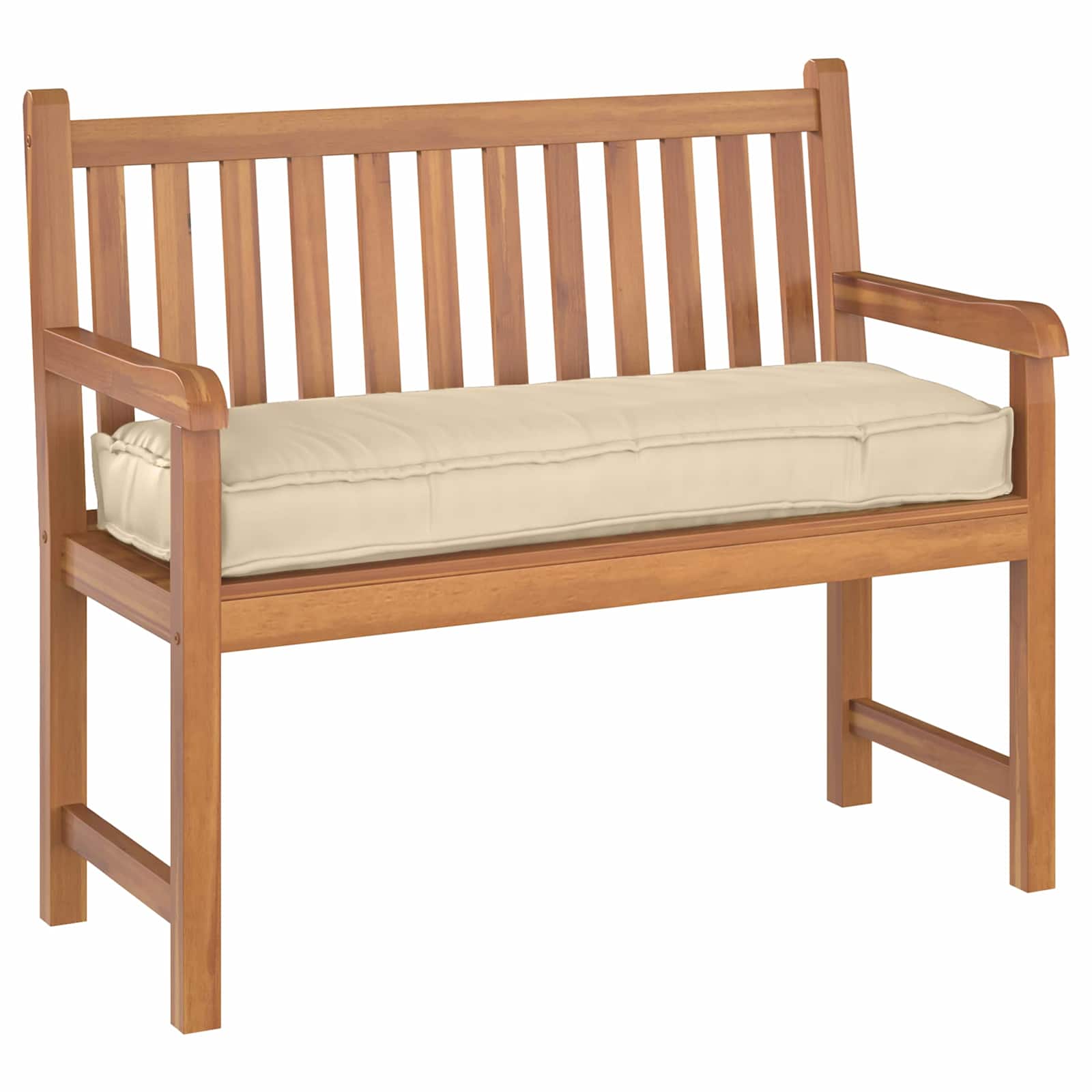 Kudde Beige 120 x 40 x 8 cm Oxford Tyg