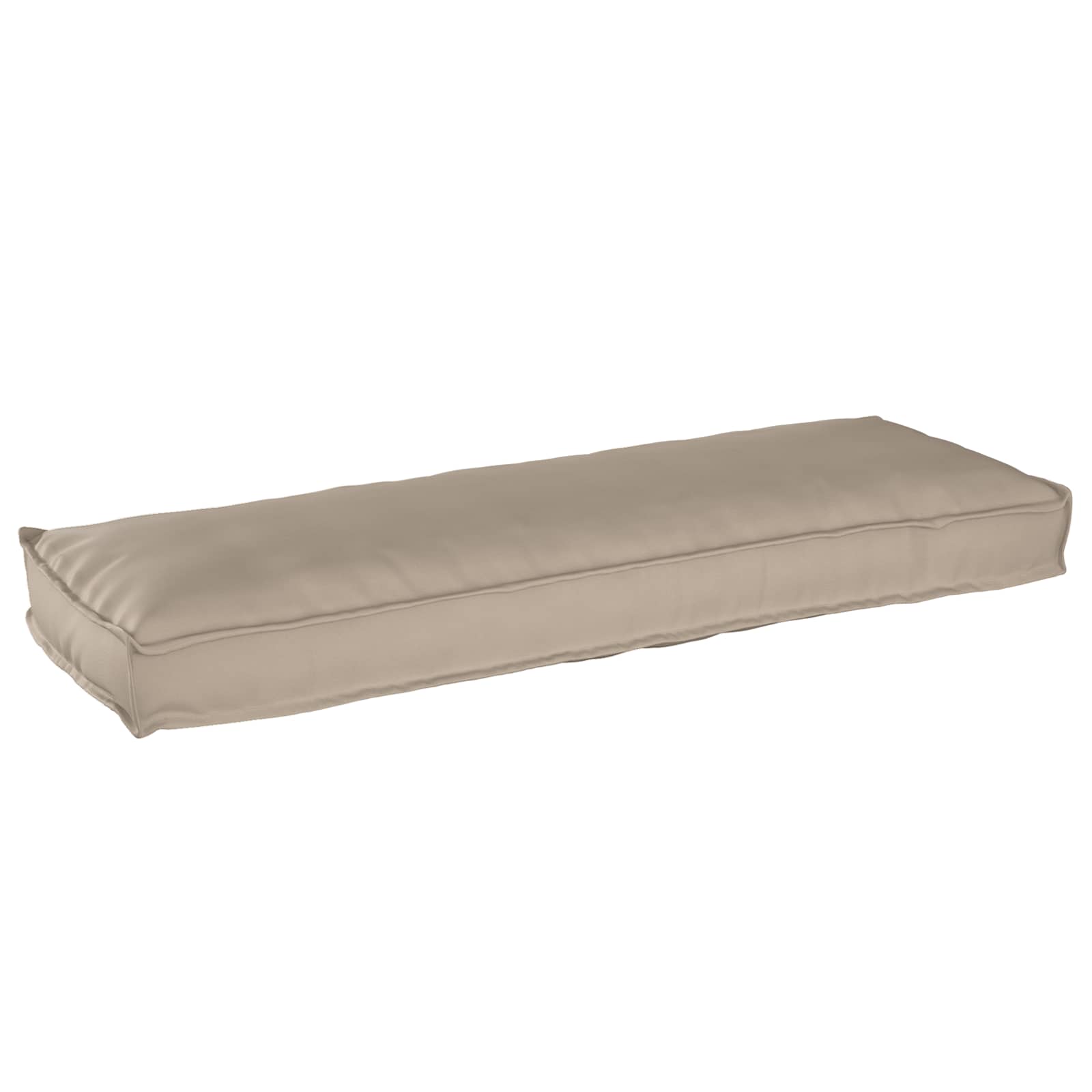 Kudde Oxford Tyg Taupe 120 x 40 x 8 cm