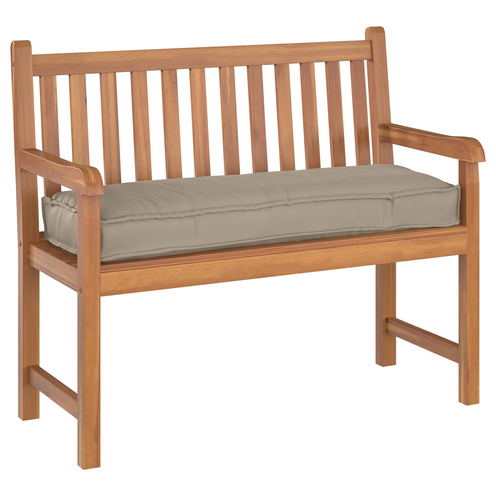 Kudde Taupe 120 x 40 x 8 cm Oxford Tyg