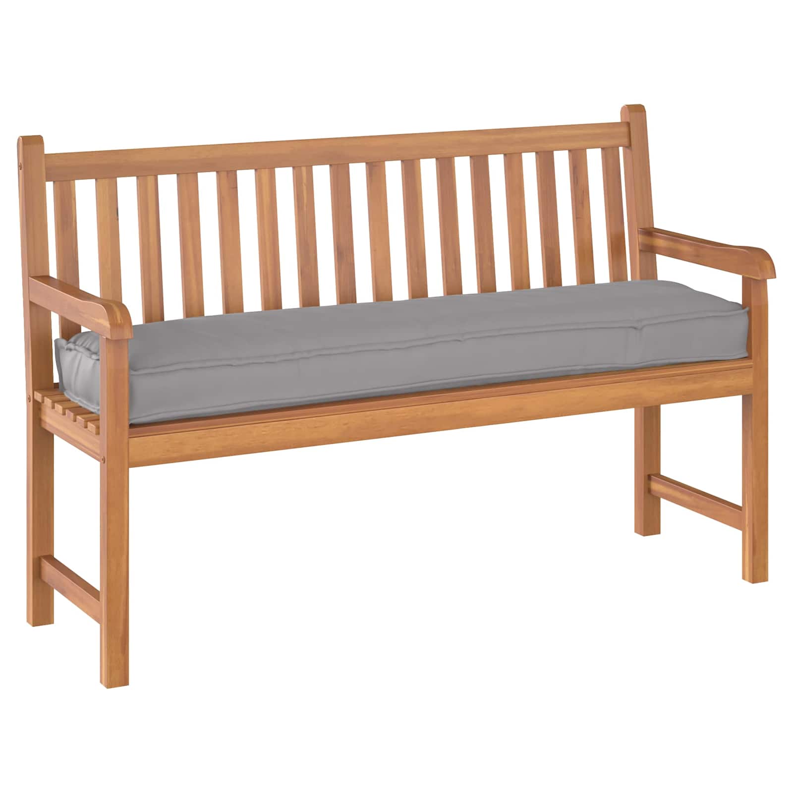 Kudde Grå 150 x 40 x 8 cm Oxford Tyg