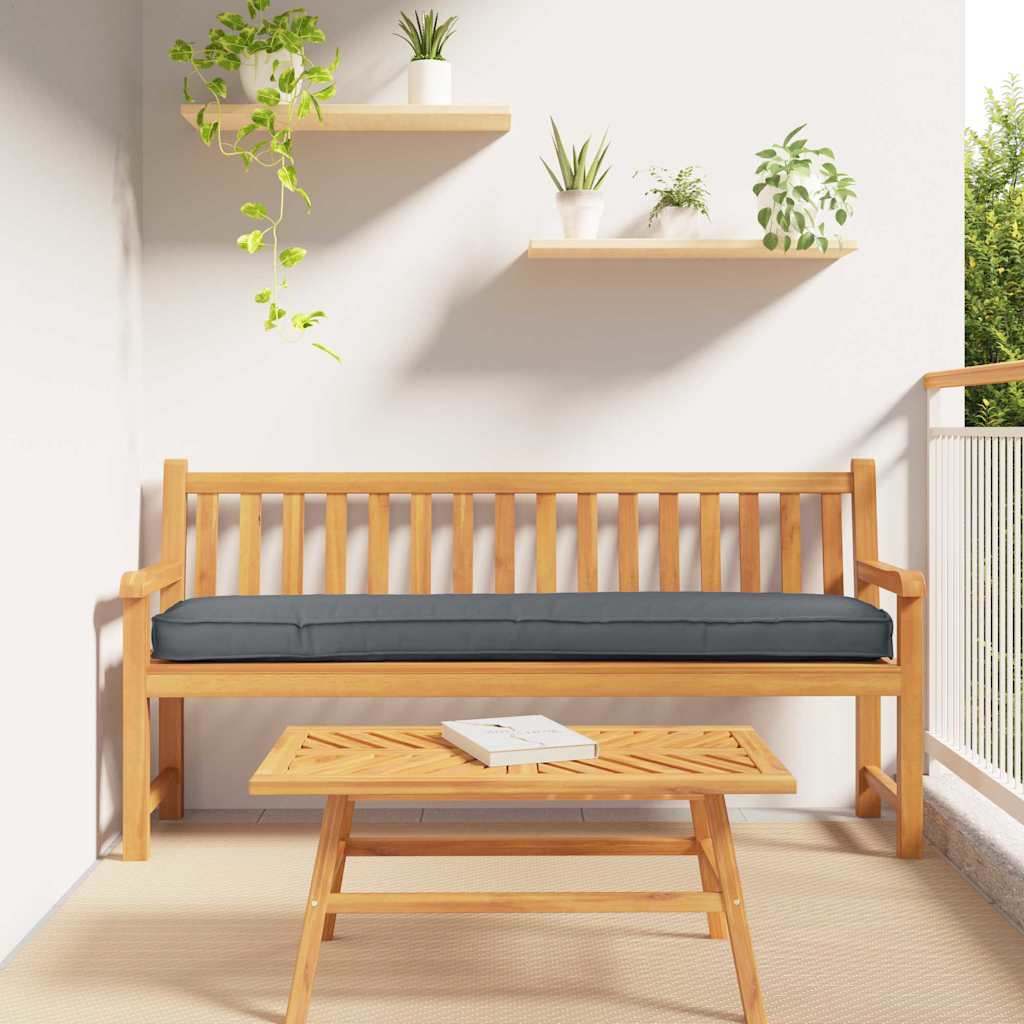 Pallkudde Antracit 180 x 40 x 8 cm Oxford Tyg