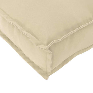 Pallkudde Beige 180 x 40 x 8 cm Oxford tyg