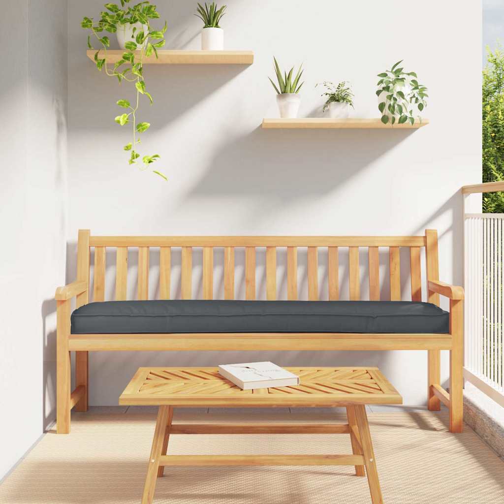 Pallkudde Antracit 200 x 40 x 8 cm Oxford Tyg