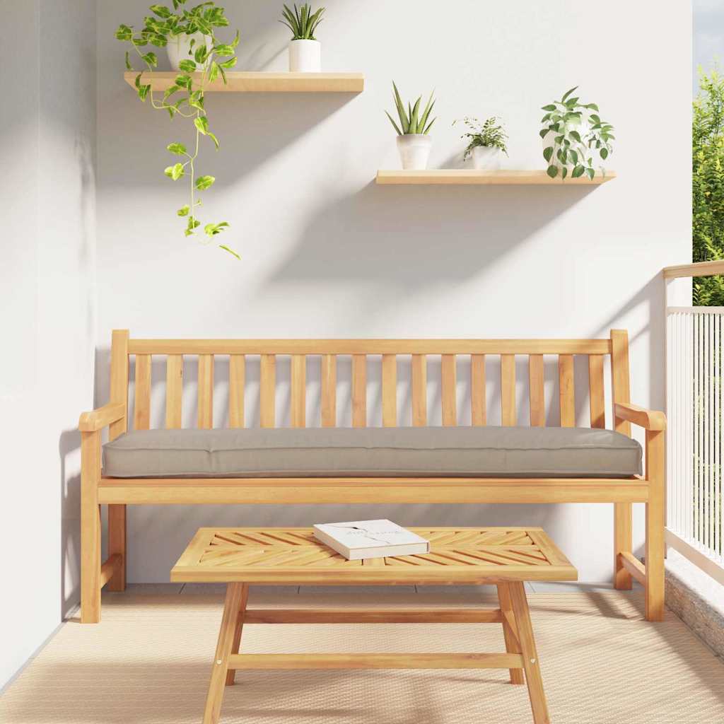 Pallkudde Taupe 200 x 40 x 8 cm Oxford Tyg