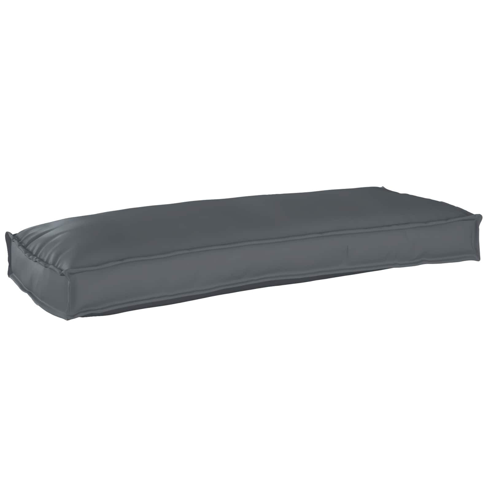 Pallkuddset 2 pcs Antracit 100 x 40 x 8 cm Oxford Tyg