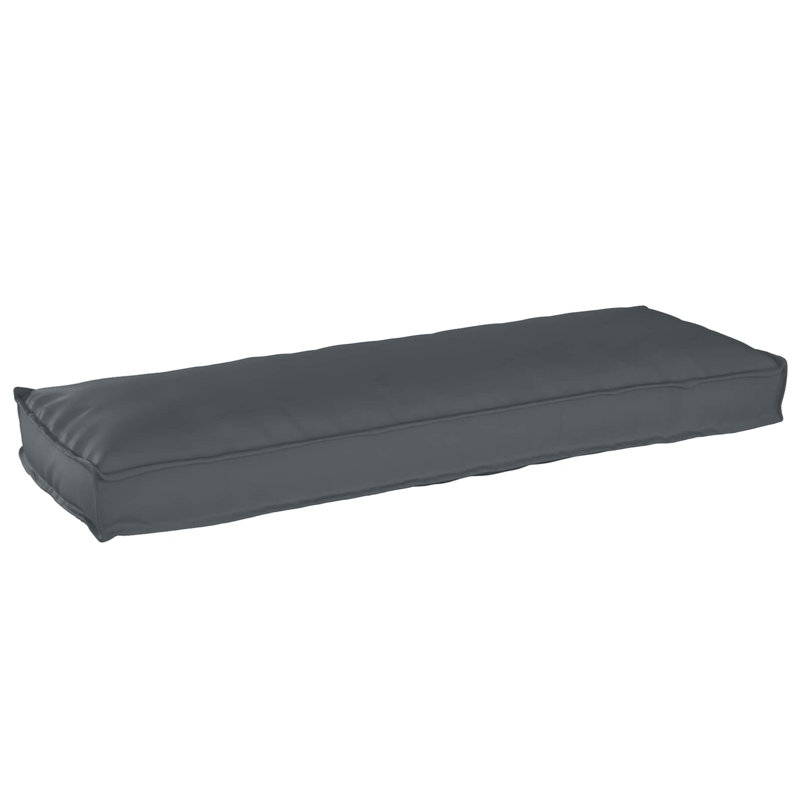 Pallkuddset 2 pcs Antracit 120 x 40 x 8 cm Oxford Tyg