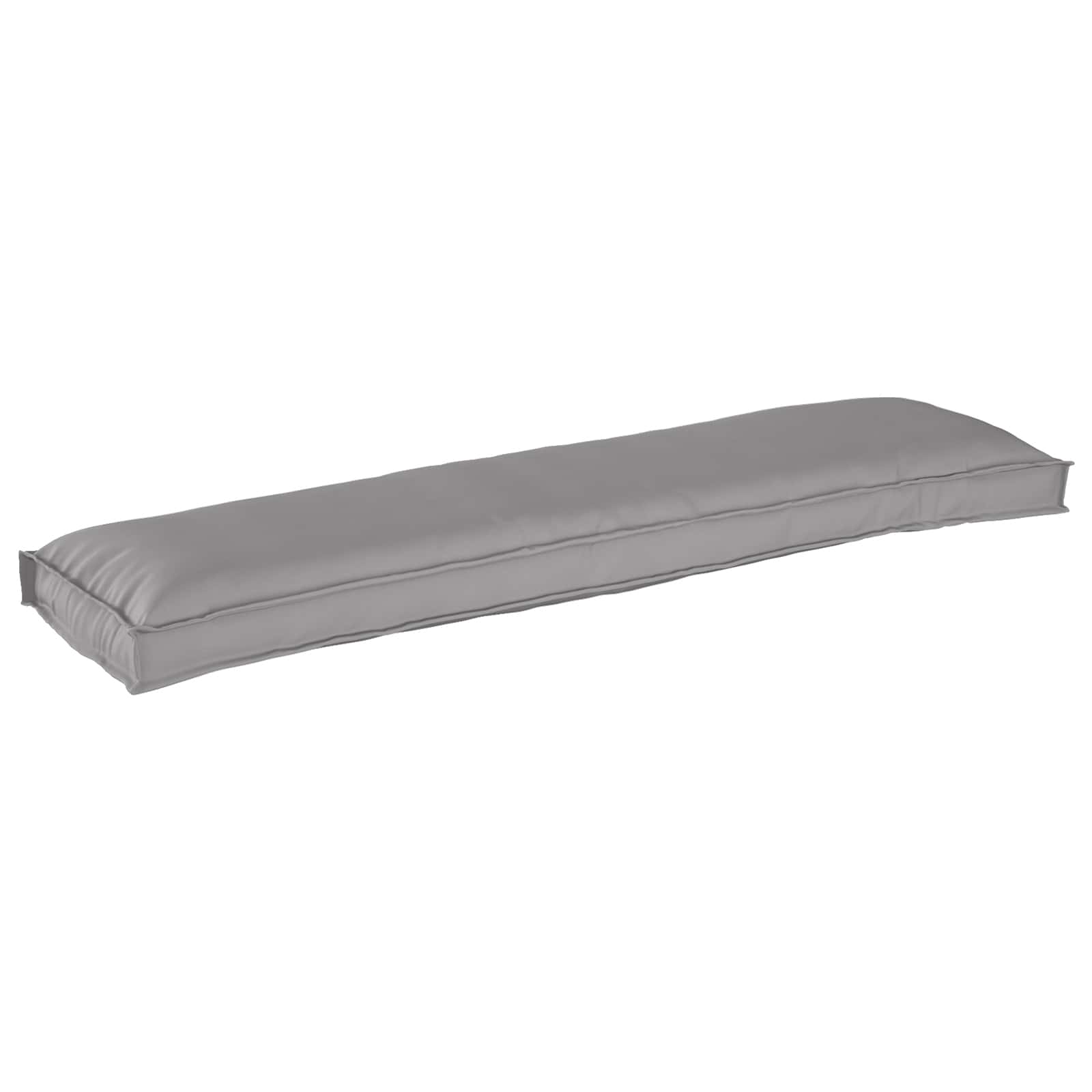 Pallkuddset 2 pcs Grå 150 x 40 x 8 cm Oxford Tyg