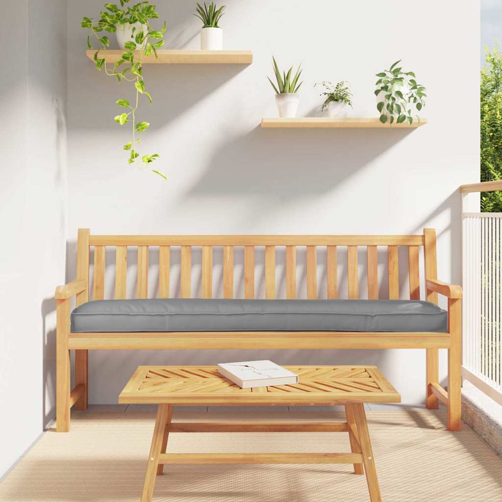 Pallkuddset 2 pcs Grå 200 x 40 x 8 cm Oxford Tyg