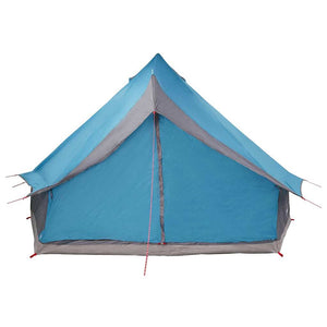 Familj Tipi Tält med tak Blå och grå 400 x 346 x 250 cm