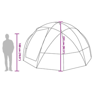 Campingtält med tak Grön 475 x 475 x 235 cm Polyester