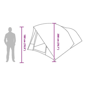 Tunnel tält med tak med lagring Grön 500 x 348 x 200 cm taffeta