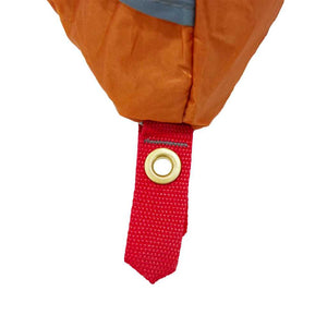 Innertält med tak Grå och orange 520 x 520 x 190 cm taffeta