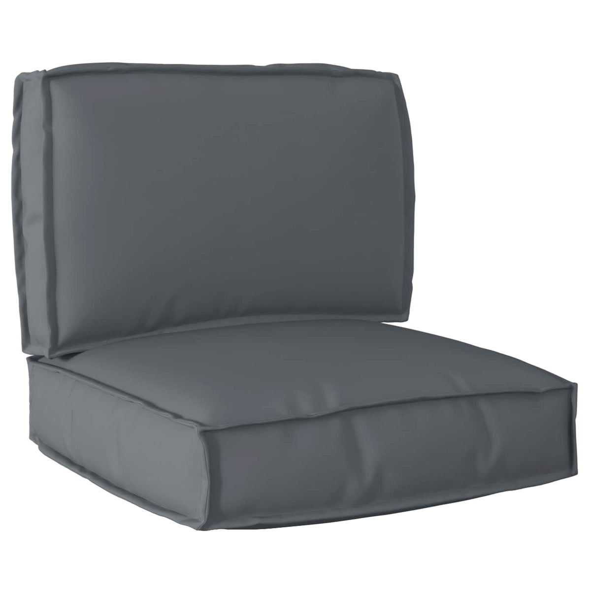 Pallkuddset Oxford Tyg Antracit 60 x 60 x 52 cm