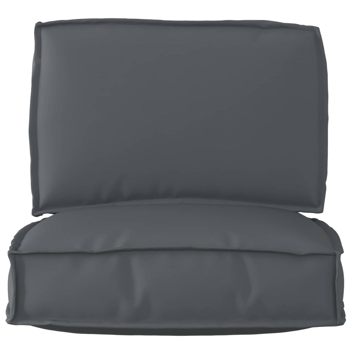 Pallkuddset Oxford Tyg Antracit 60 x 60 x 52 cm