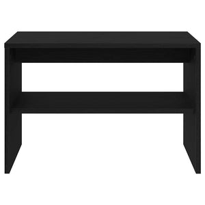 TV-bänk svart ek 60x40x40 cm konstruerat trä