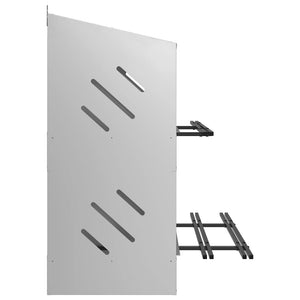 Kycklingholk med 8 fack galvaniserad silvermetall