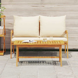 Kaffeebord Olivenatur Massivt Akaciaträ