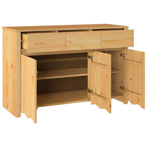 Sideboard Drammen Ek 114 x 43 x 75,5 cm Massivt tallträ