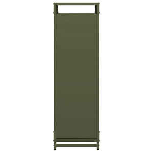Vedställ olivgrön 90x28x90 cm kallvalsat stål