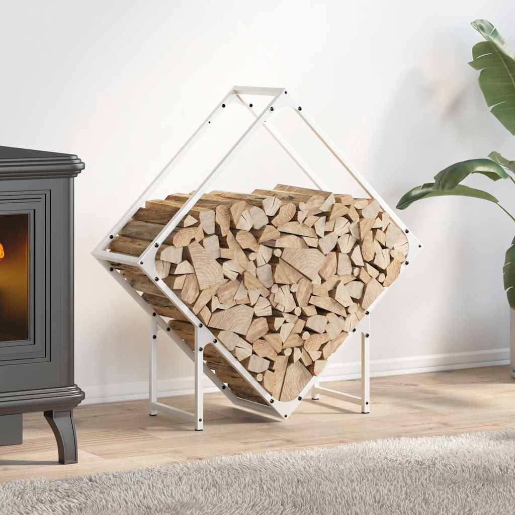 Vedställ vit 80x25x80 cm kallvalsat stål
