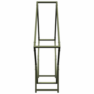 Vedställ olivgrön 100x25x100 cm kallvalsat stål