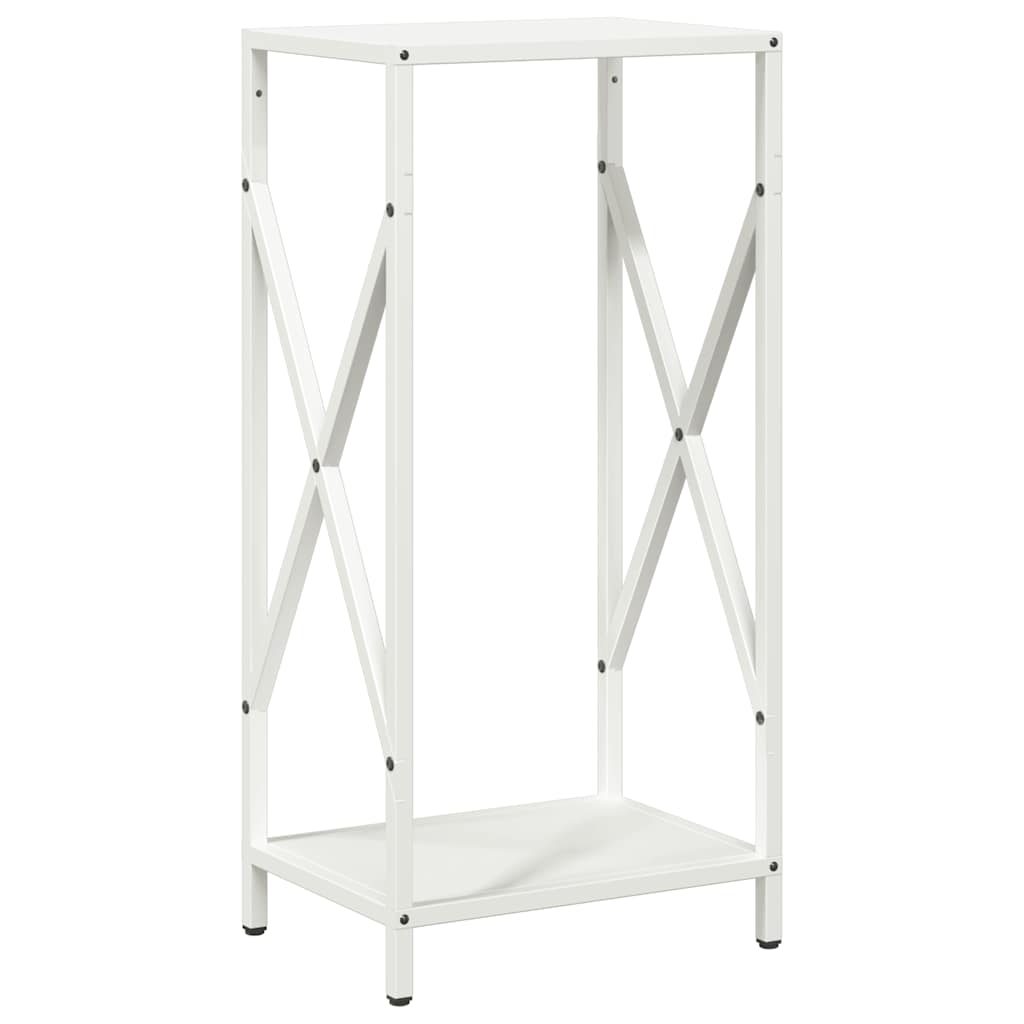 Vedställ vit 34x25x70 cm kallvalsat stål
