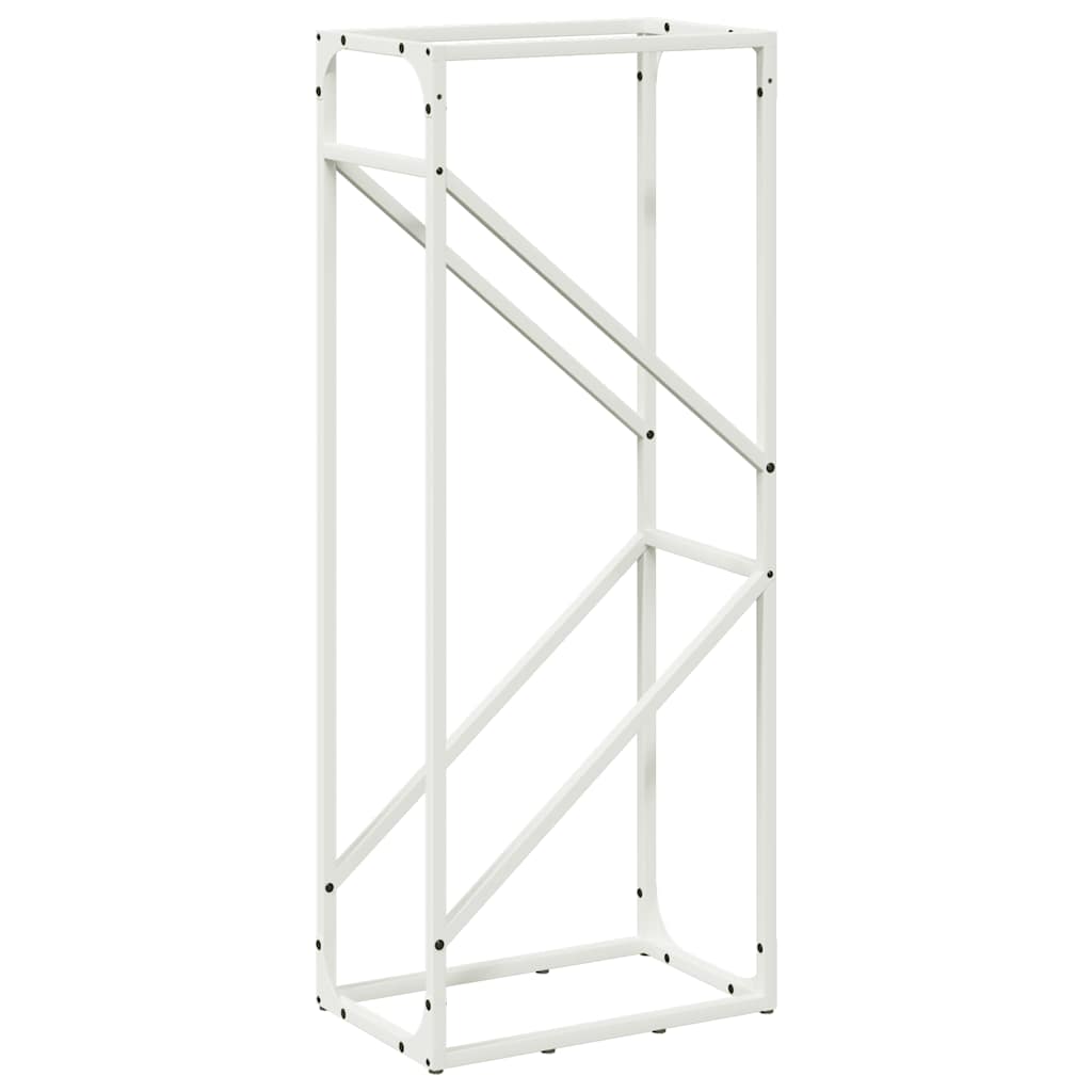 Vedställ vit 40x25x100 cm kallvalsat stål